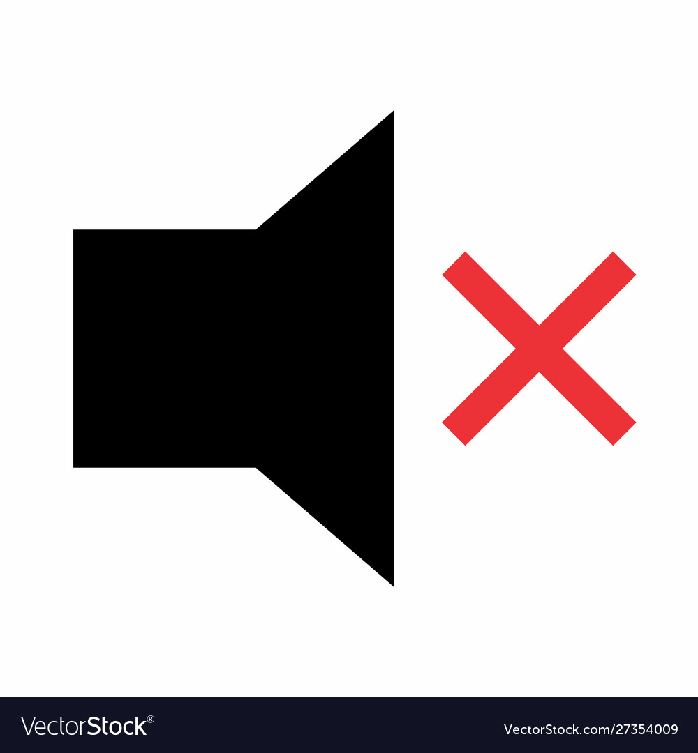 No sound icon