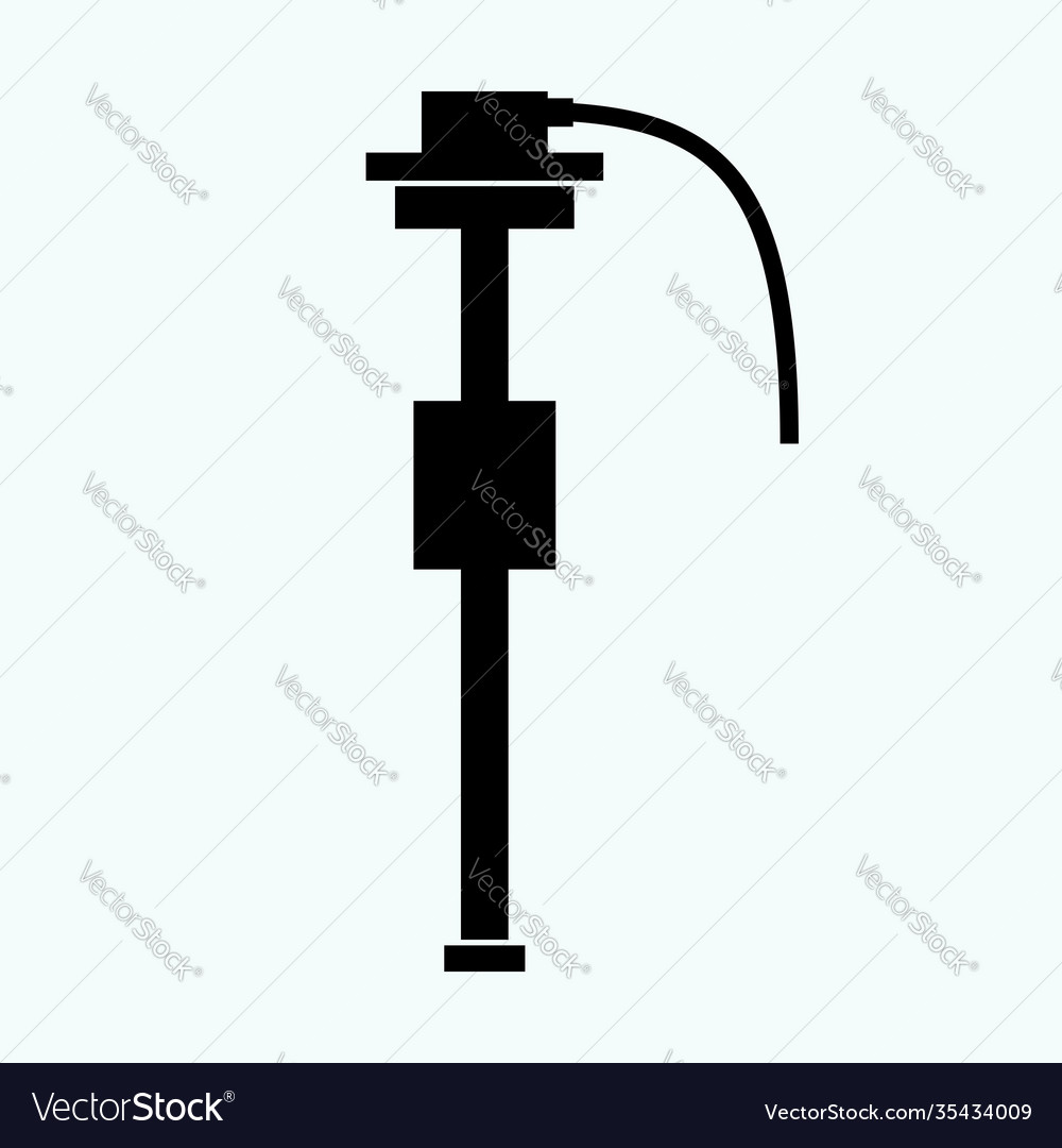 Resistive fuel liquid tank level sensor Royalty Free Vector