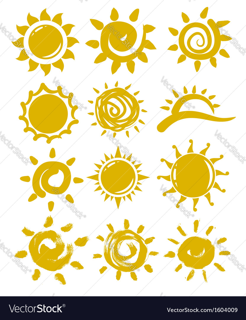 Sun Royalty Free Vector Image - VectorStock