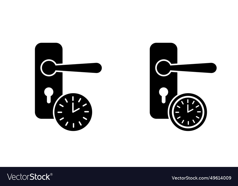 Time clock door key contactless digital car