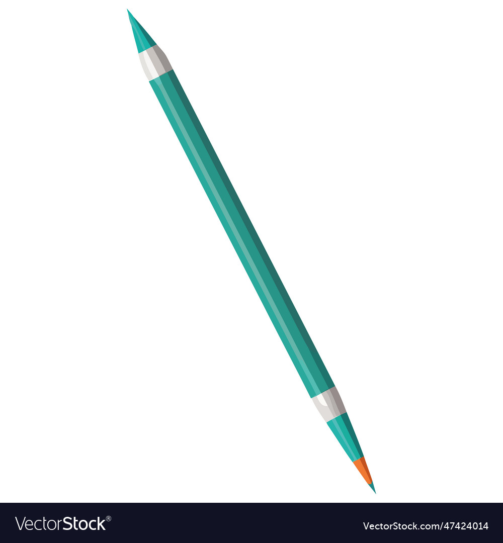Blue pen design Royalty Free Vector Image - VectorStock