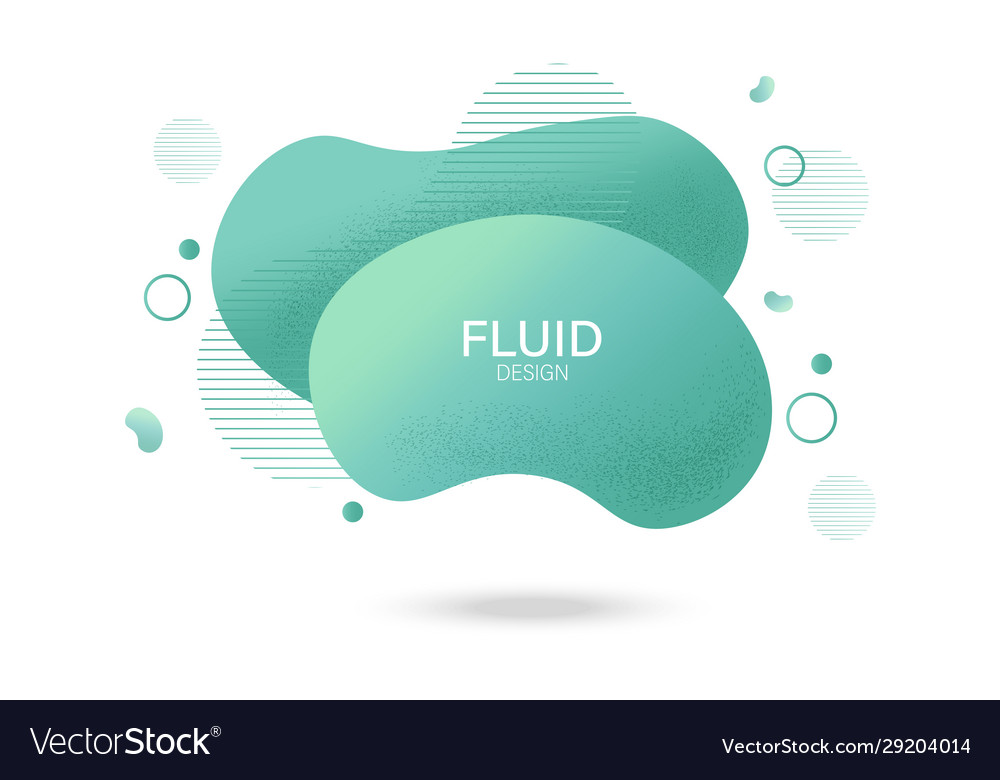 Fluid lines design with colorful green waves