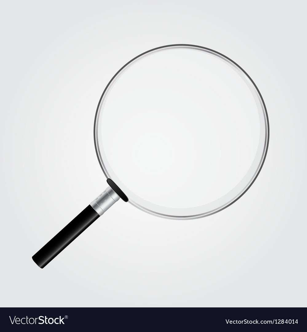 Magnifying glass Royalty Free Vector Image - VectorStock