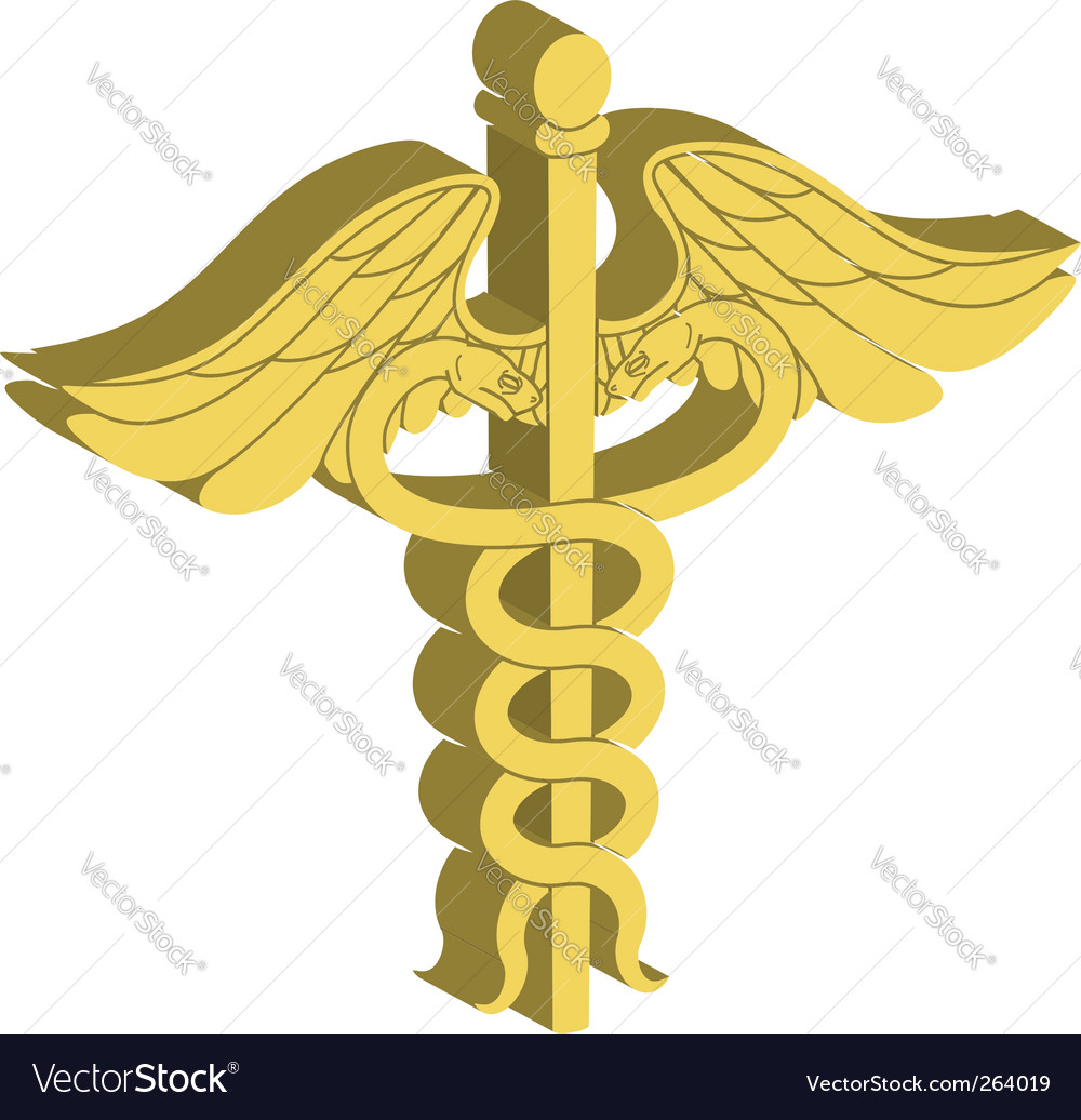 Caduceus Royalty Free Vector Image - VectorStock