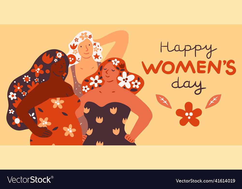 International women day poster march holiday