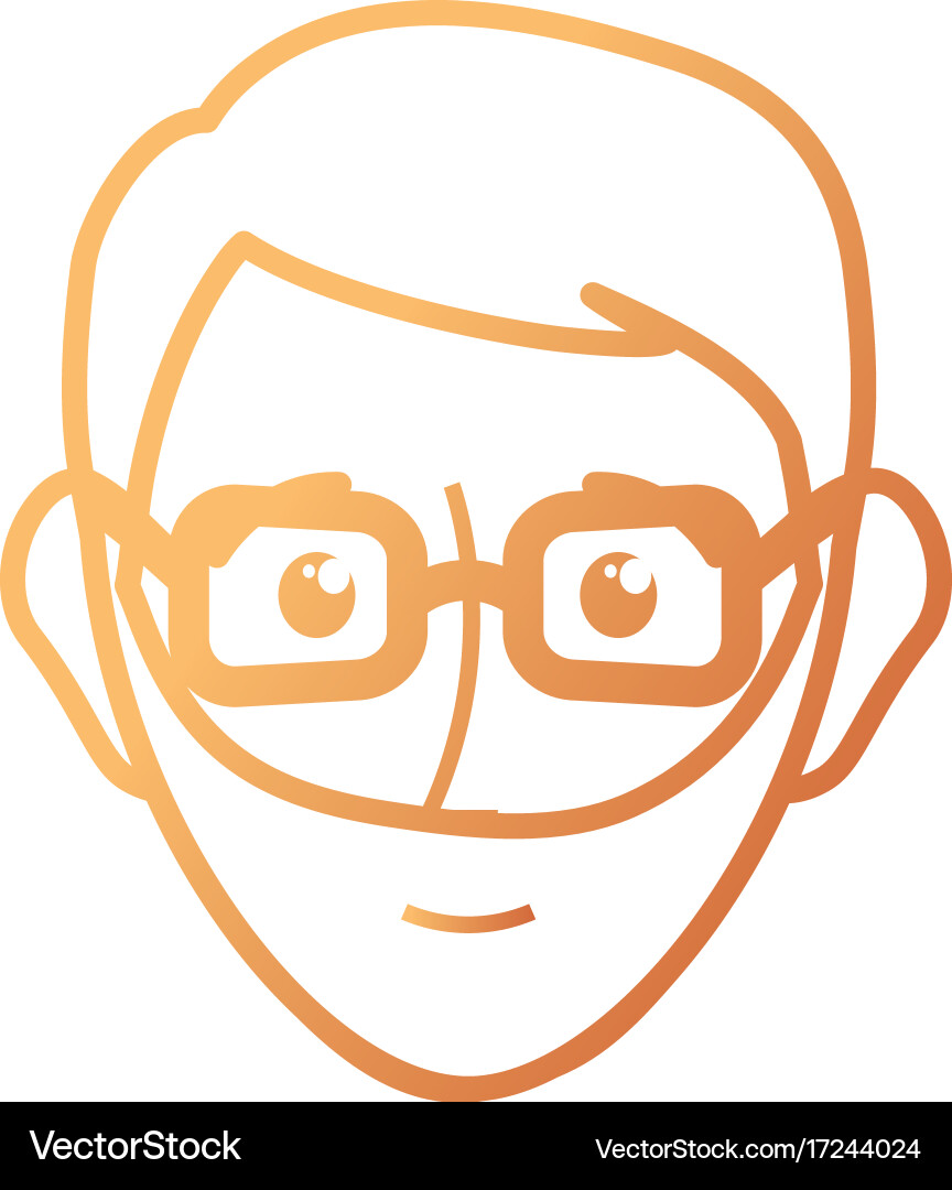 Face man Royalty Free Vector Image - VectorStock