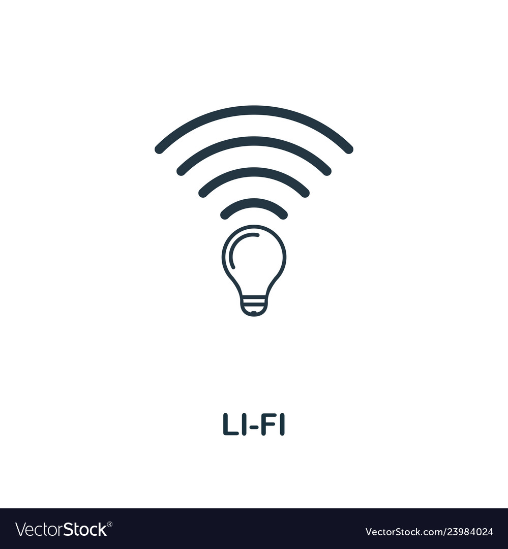 Li-fi-Symbol Premium-Stil Design aus Zukunft