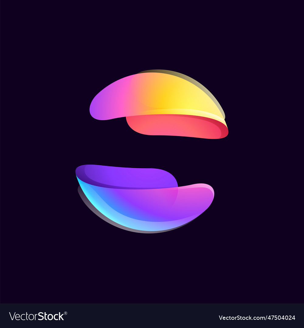 Sphere logo multicolored gradient circle