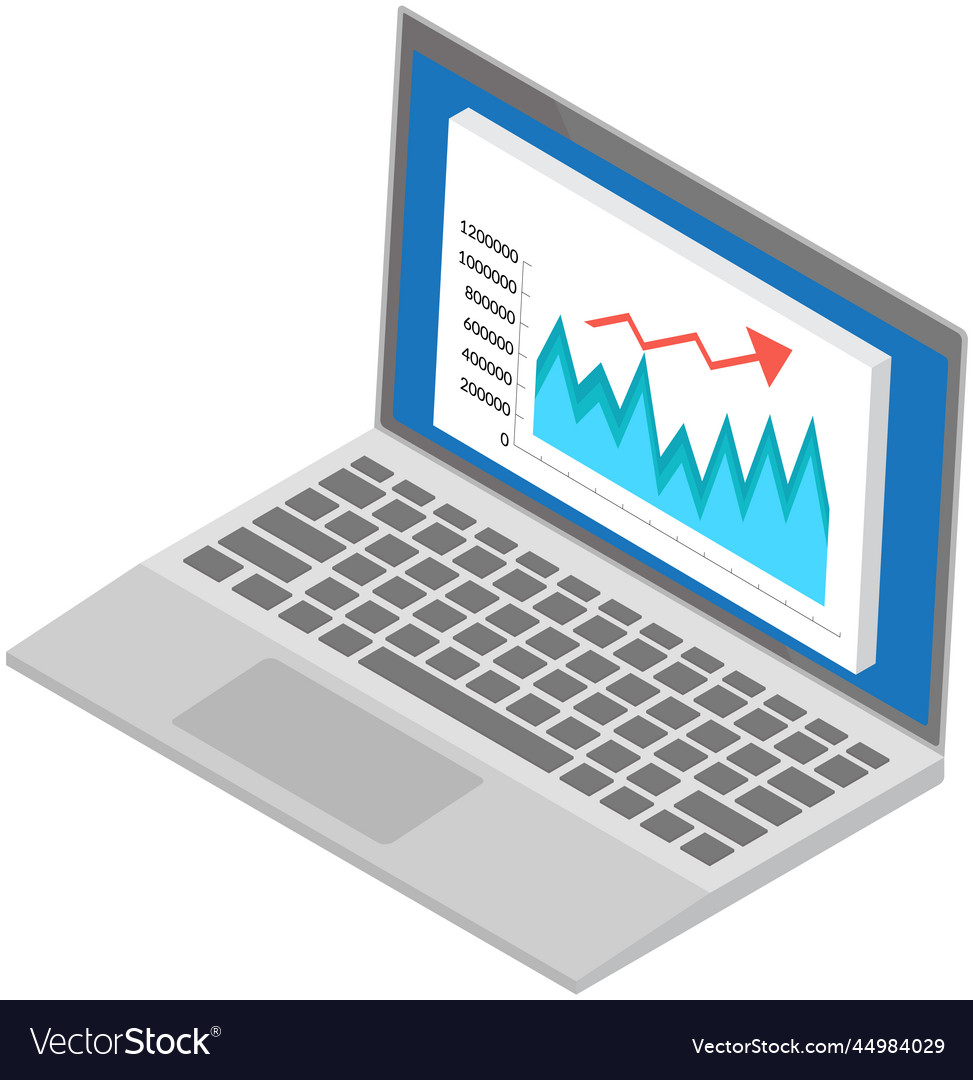 Economics financial strategy analysis of sales Vector Image