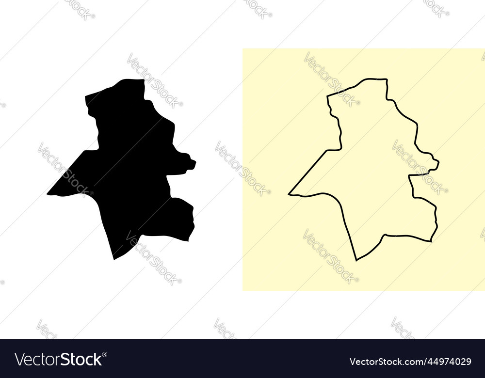 Seja map latvia europe filled and outline map Vector Image