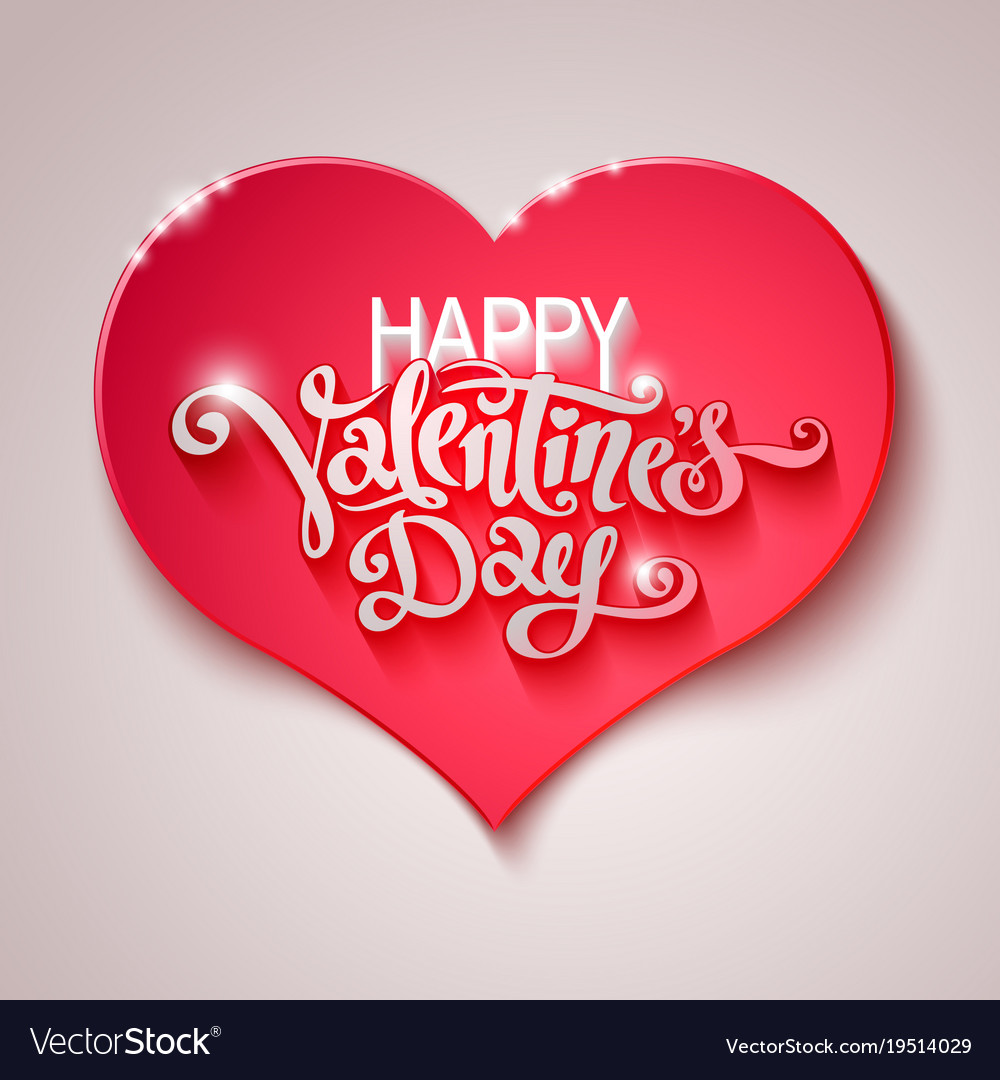 Valentine day card Royalty Free Vector Image - VectorStock