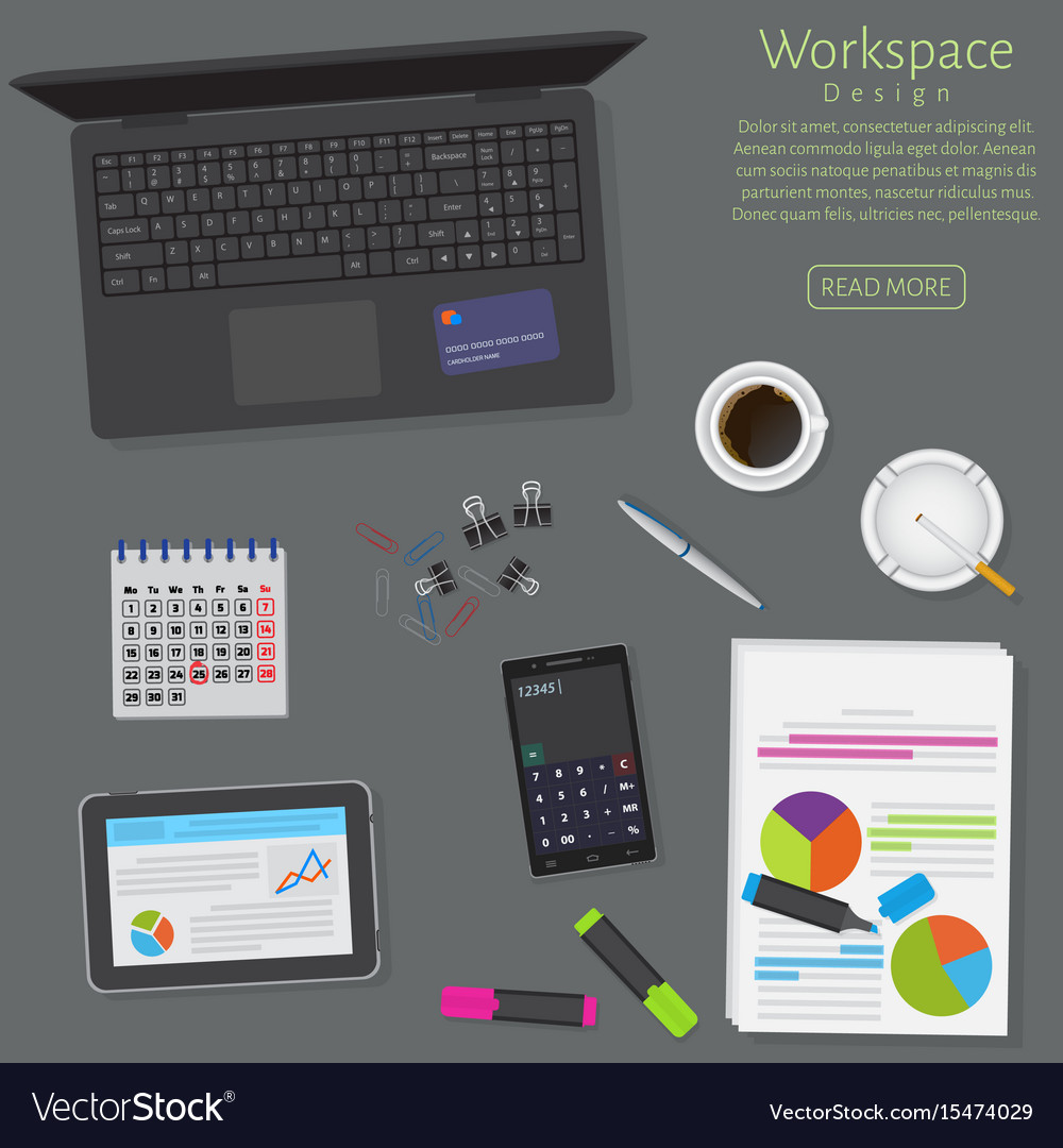 Website Banner Of A Business Design Concept Top Vector Image