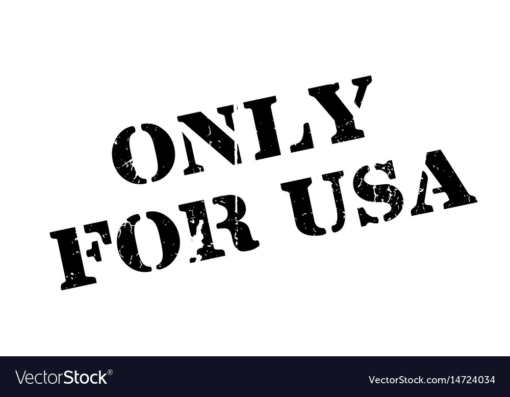 Only for usa rubber stamp