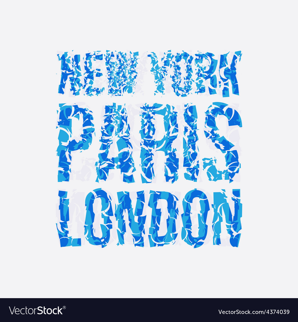 t shirt paris london new york