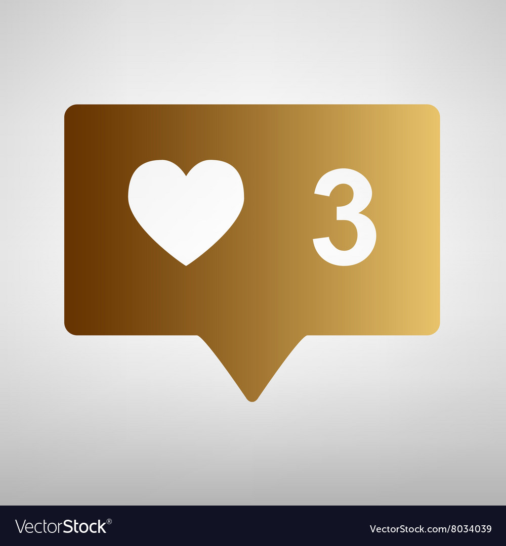 Like and comment sign Royalty Free Vector Image
