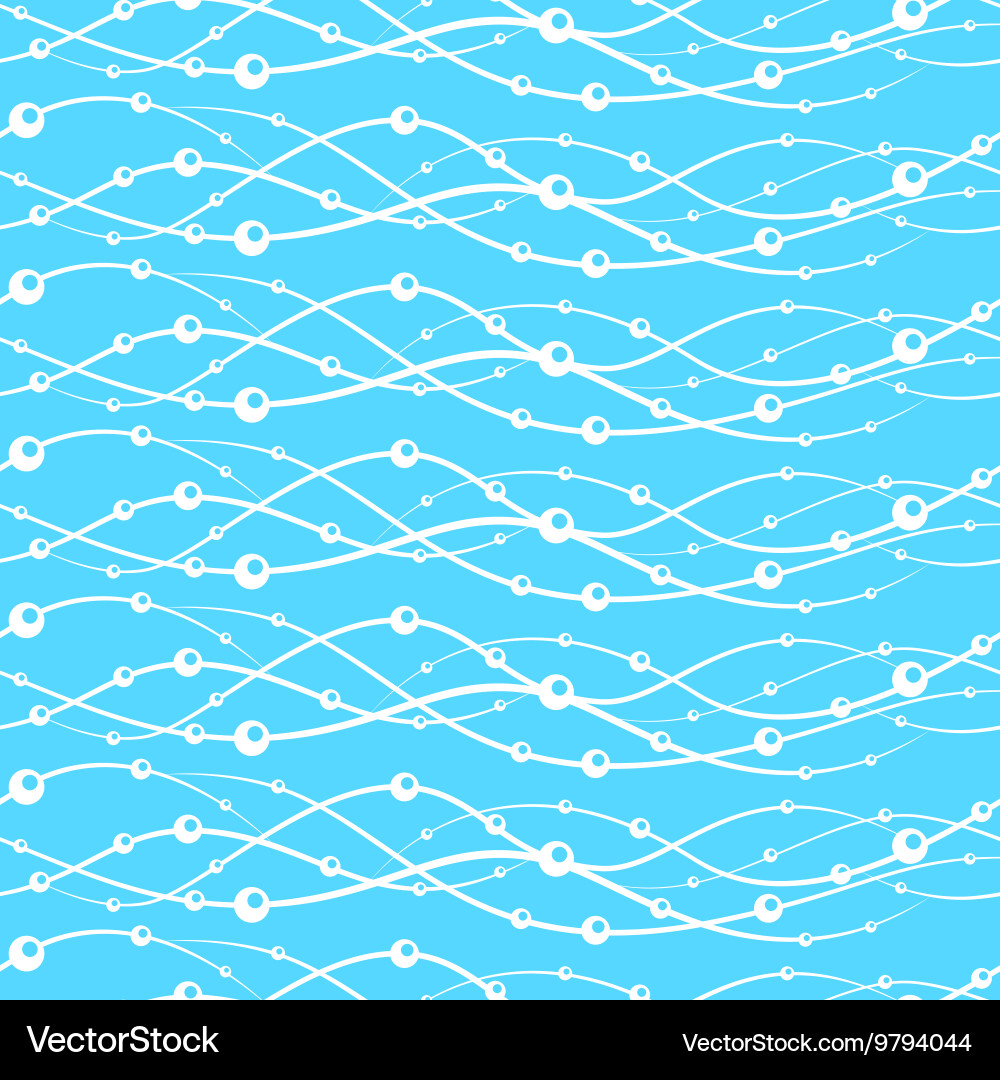 Seamless pattern with bubbles Royalty Free Vector Image