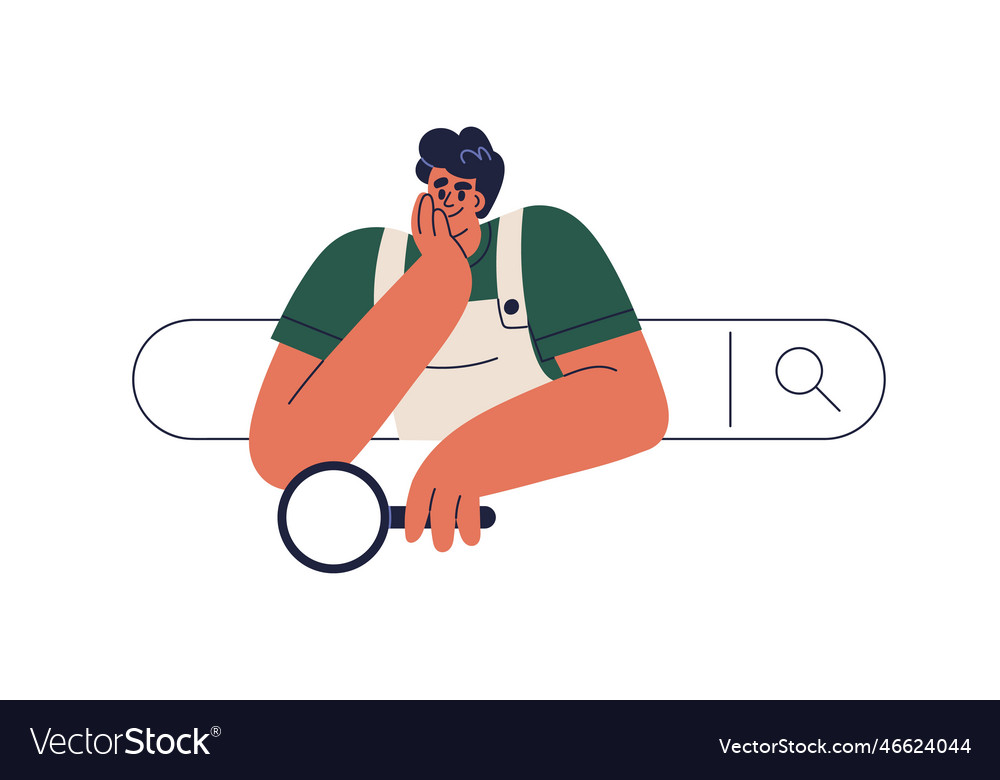 Search engine optimization customers query Vector Image