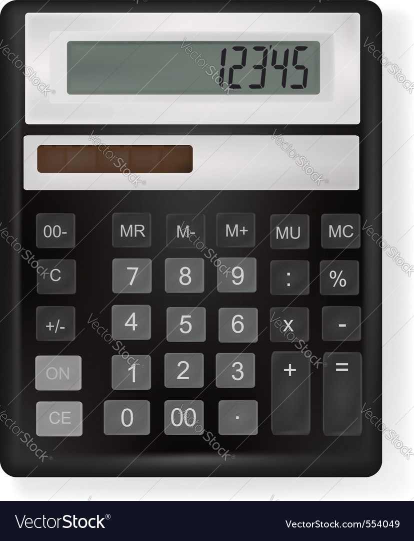 Calculator Royalty Free Vector Image - Vectorstock