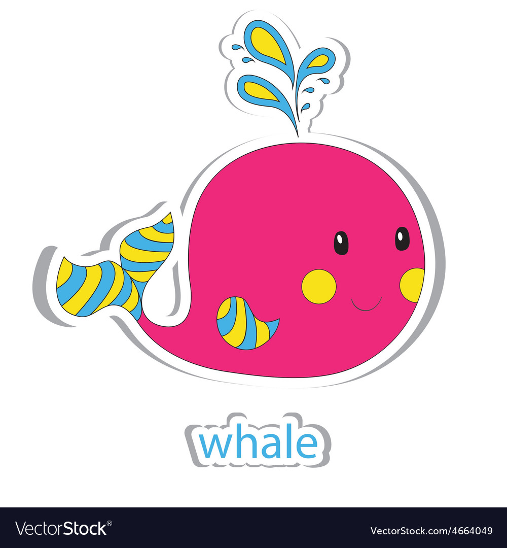 Cartoon whale