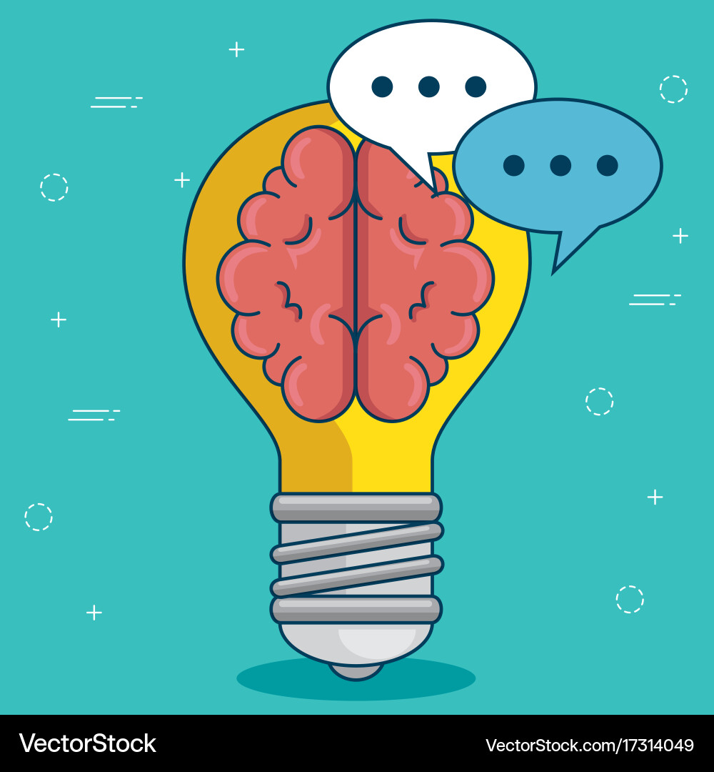 Design thinking creative ideas concept Royalty Free Vector