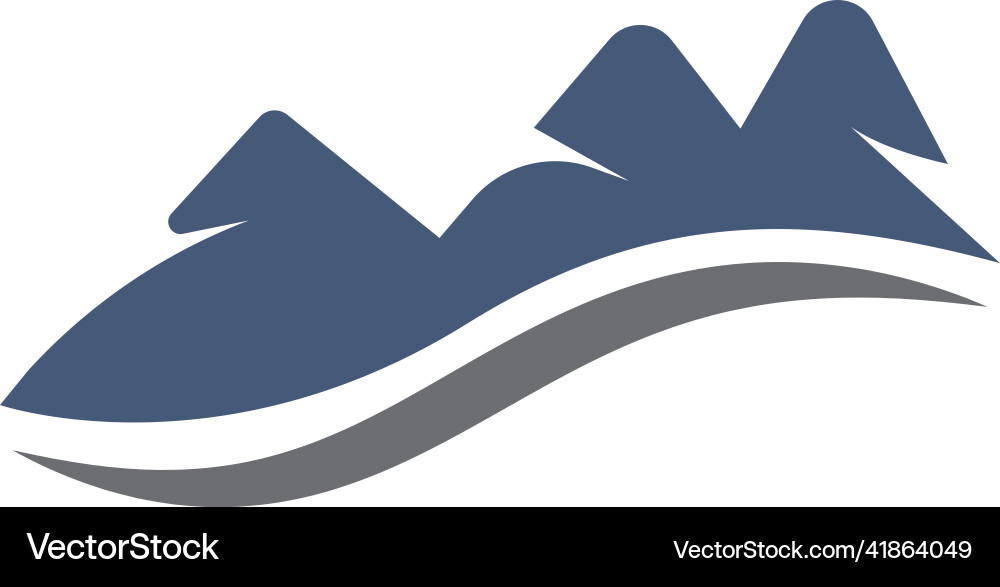Mountains logo Royalty Free Vector Image - VectorStock