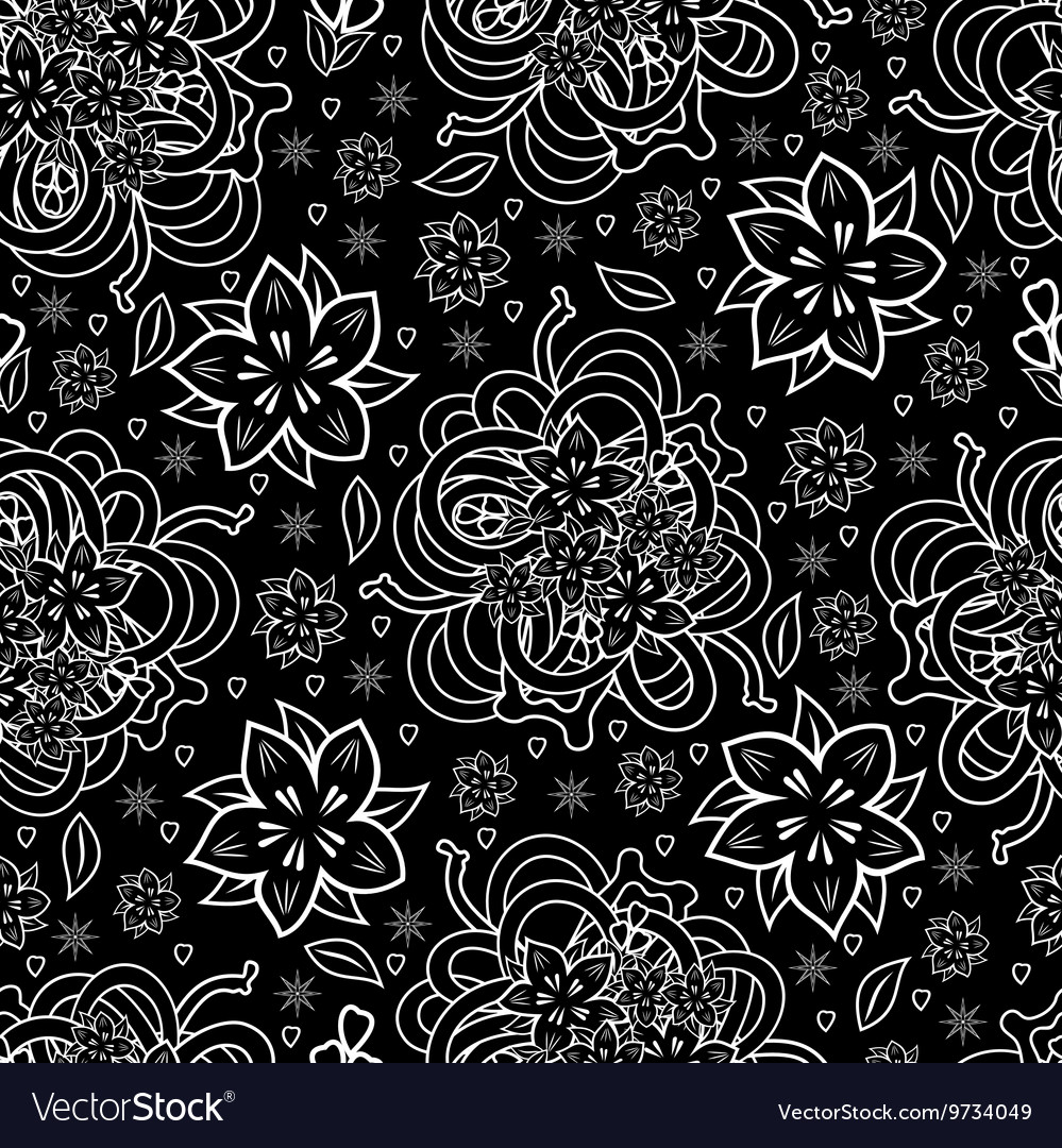 Seamless floral pattern Royalty Free Vector Image