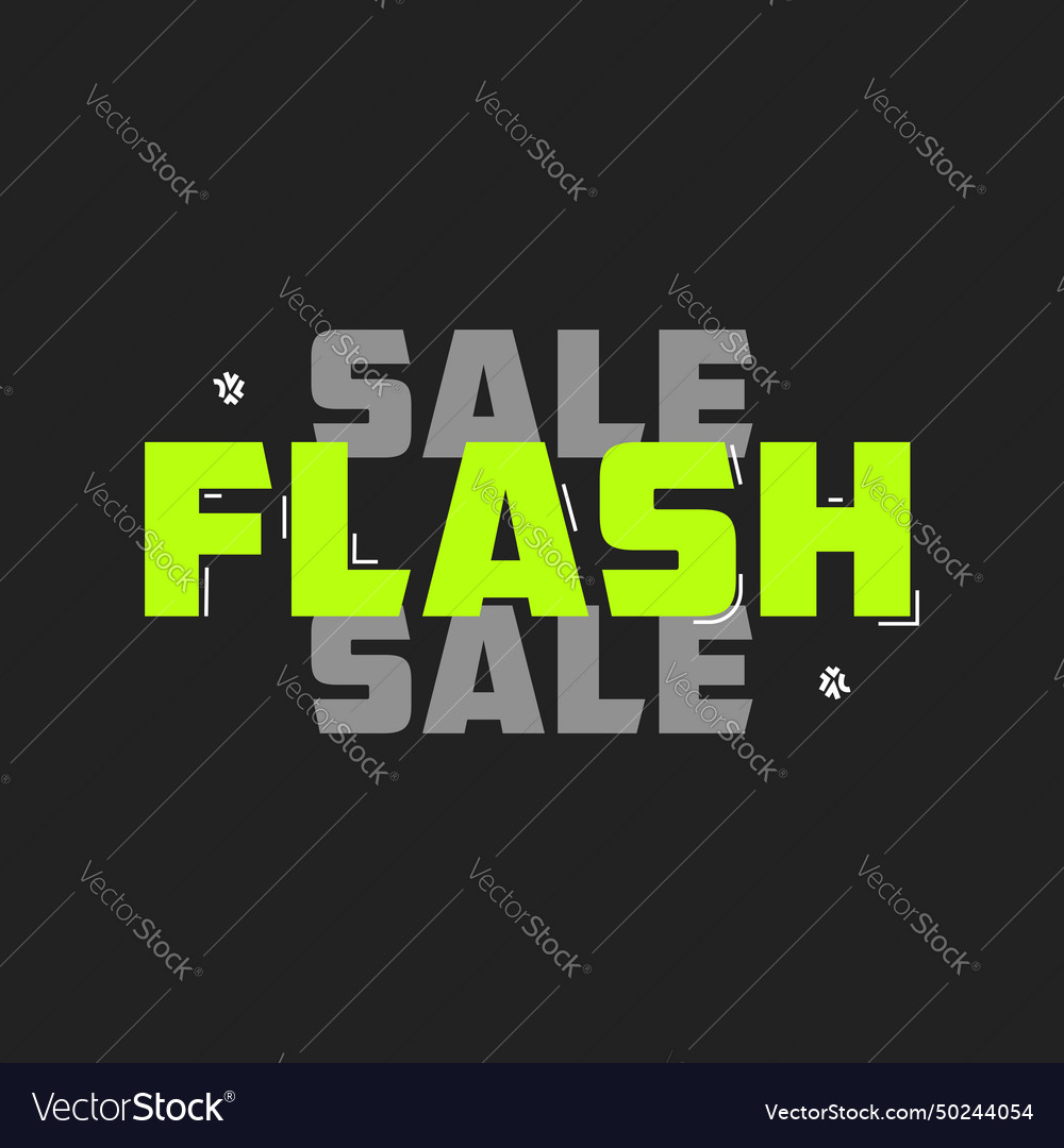 Flash sale sticker - label