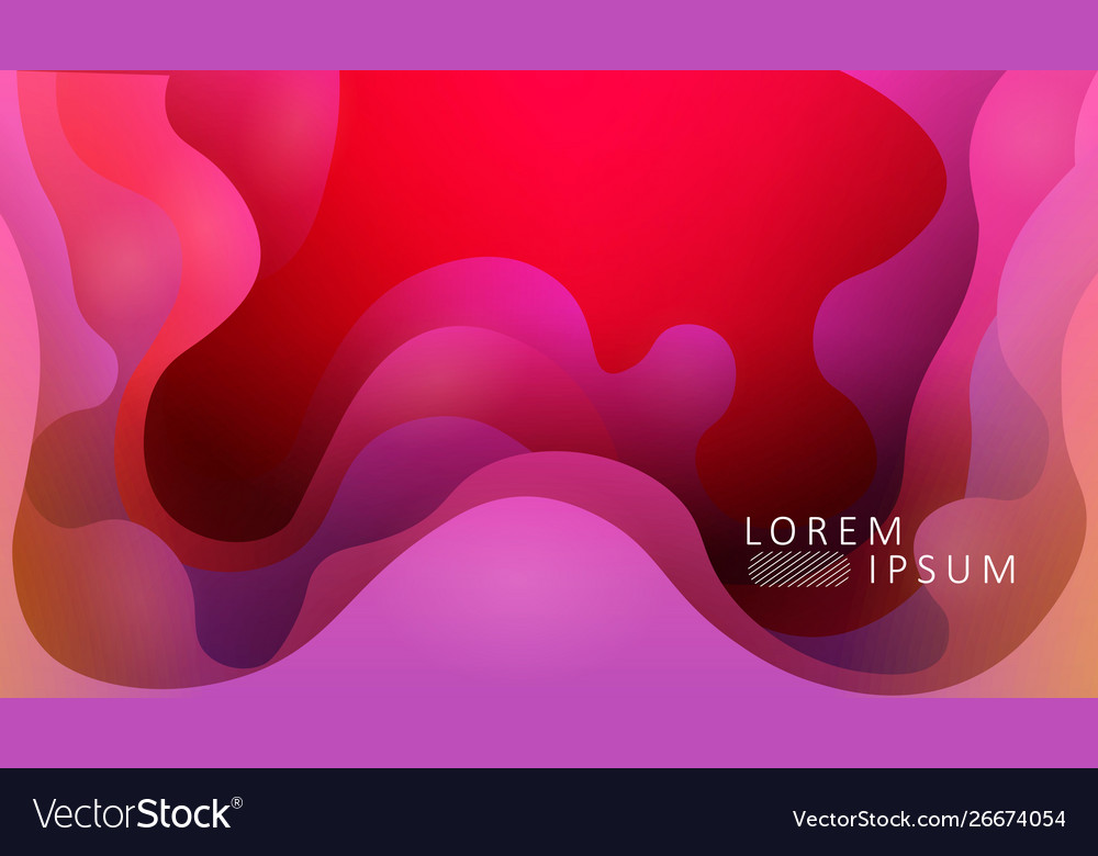 Pink dark abstract design with oval multicolor