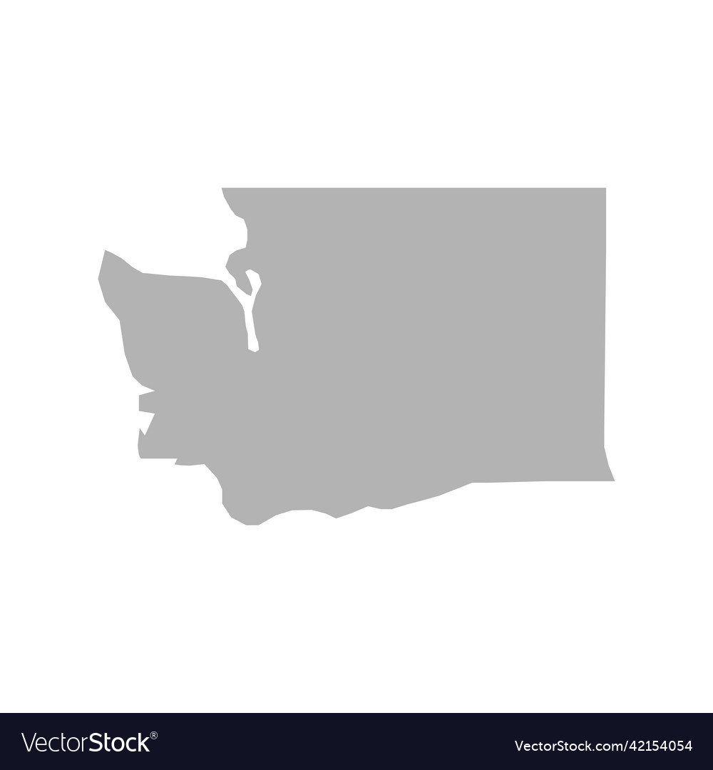 Washington icon on white background Royalty Free Vector