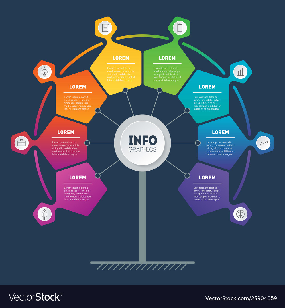 Business presentation or infographics concept