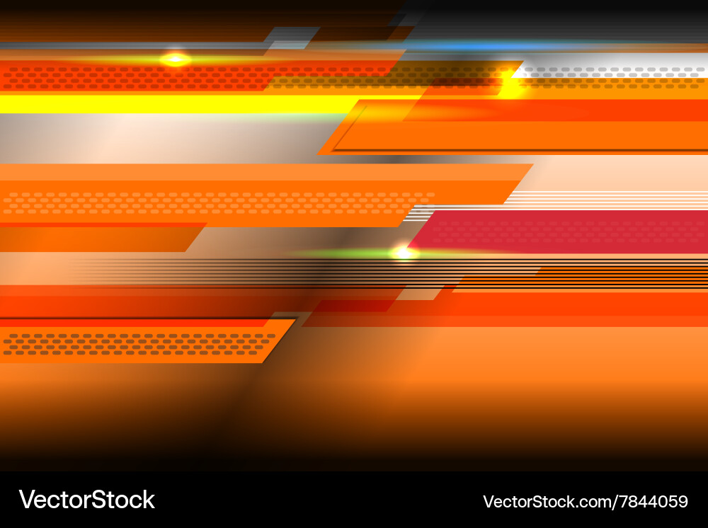 Geometric orange background Royalty Free Vector Image