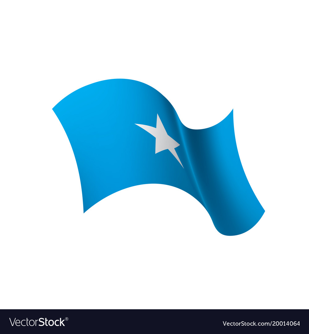 Somalia flag Royalty Free Vector Image - VectorStock