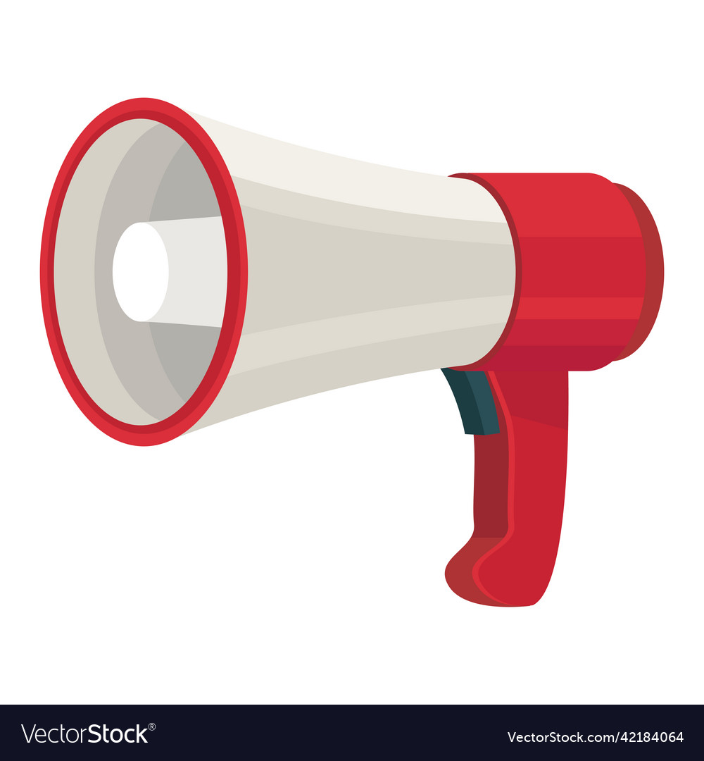 Sound megaphone device Royalty Free Vector Image