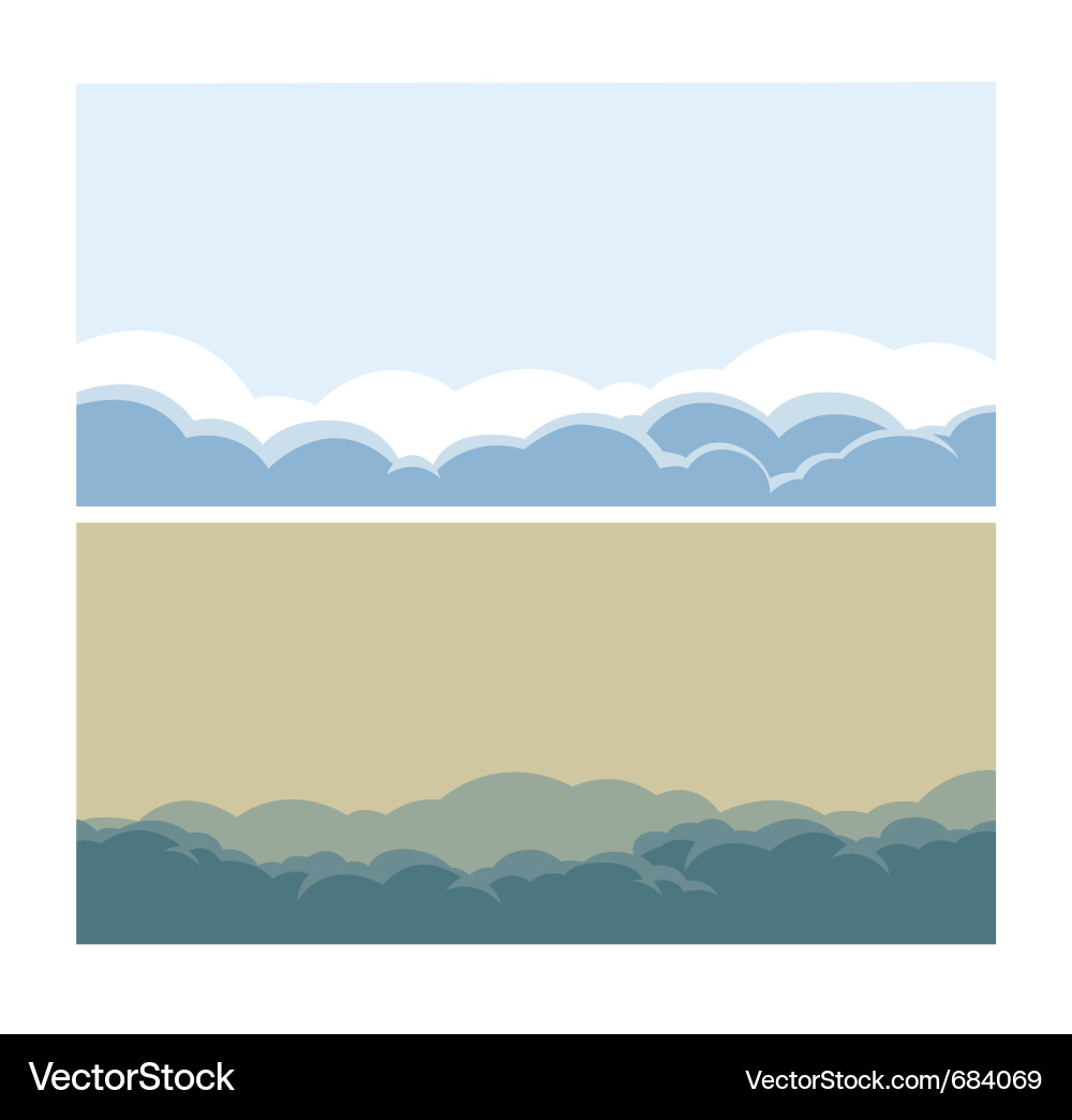 Clouds Royalty Free Vector Image - VectorStock