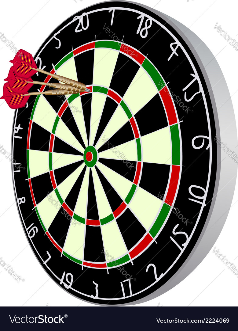 Download Darts Royalty Free Vector Image - VectorStock