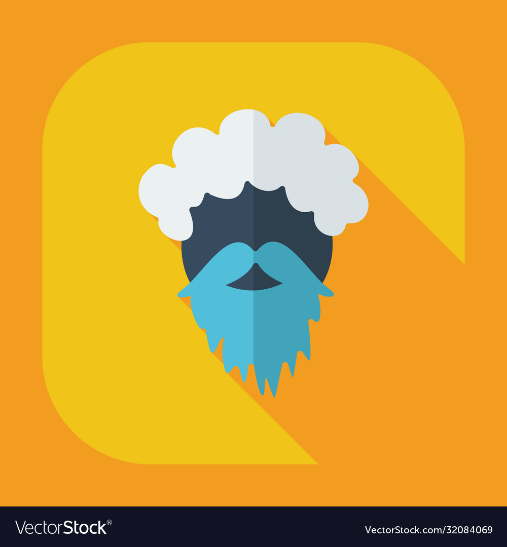 Flat modern design with shadow icons australian