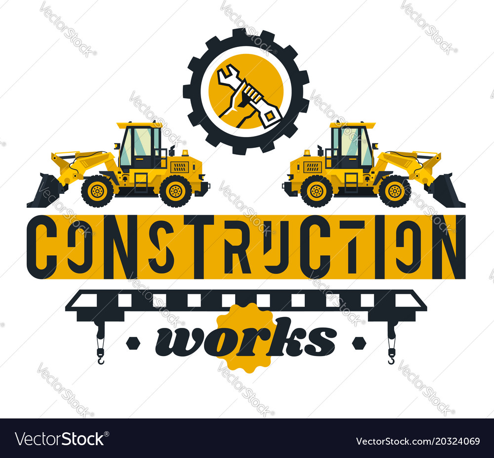 On the theme of construction Royalty Free Vector Image