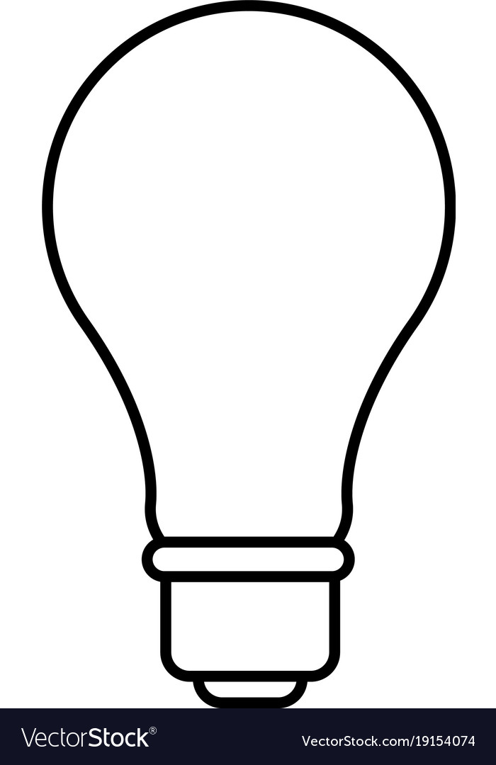 Bulb light year Royalty Free Vector Image - VectorStock