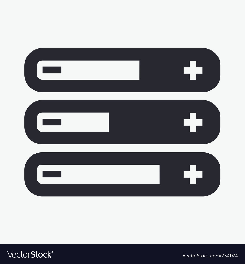 Levels icon Royalty Free Vector Image - VectorStock