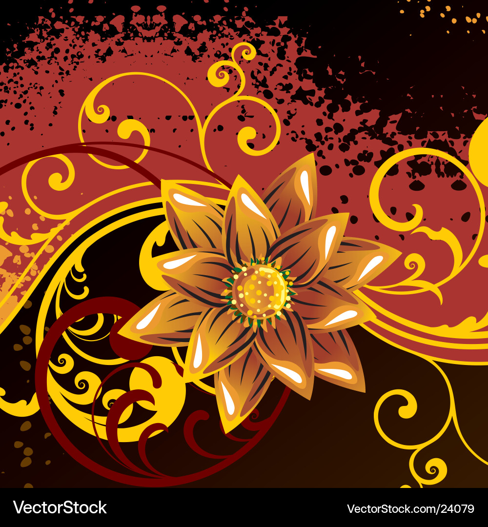 Floral background Royalty Free Vector Image - VectorStock