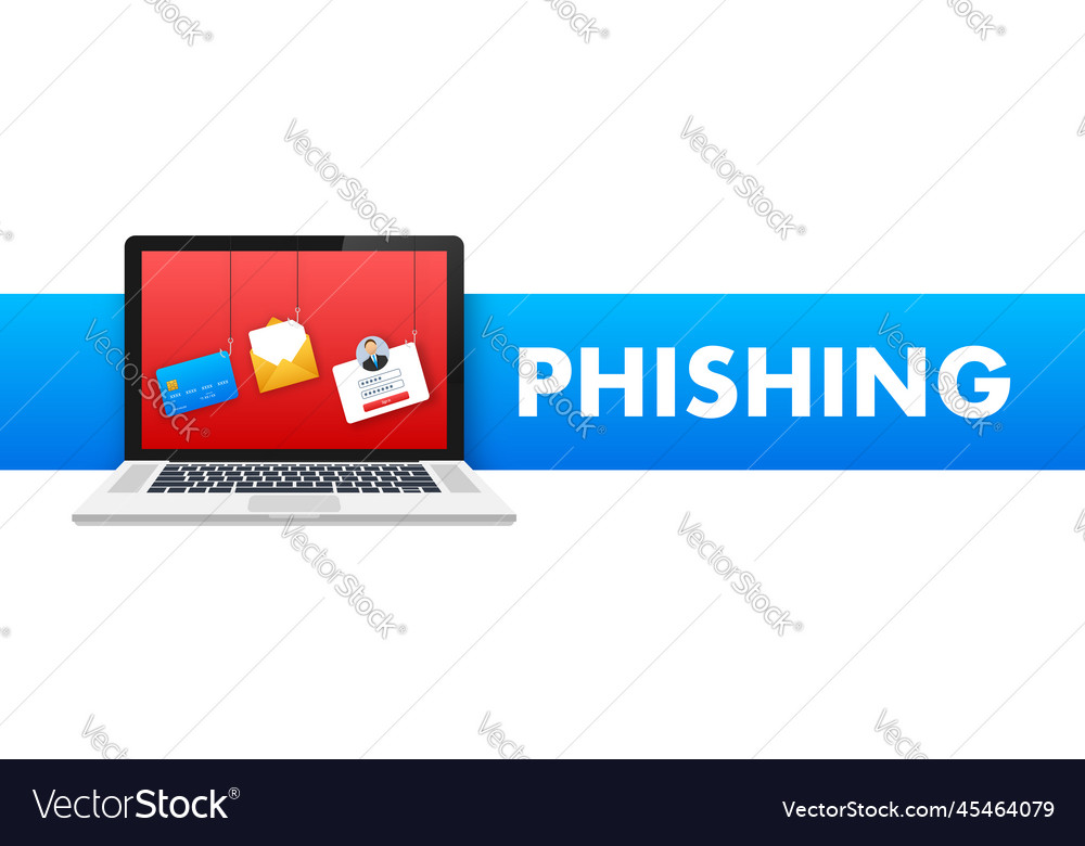 Internet phishing gehackte Anmeldung und Passwort