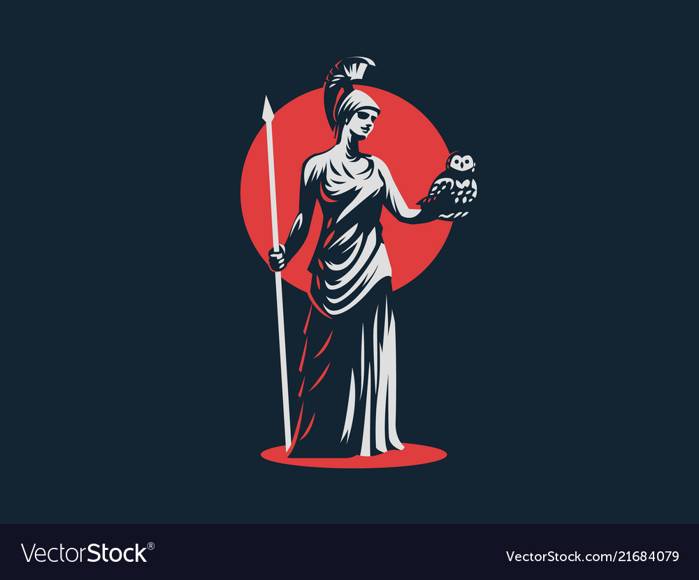 The goddess athena Royalty Free Vector Image - VectorStock