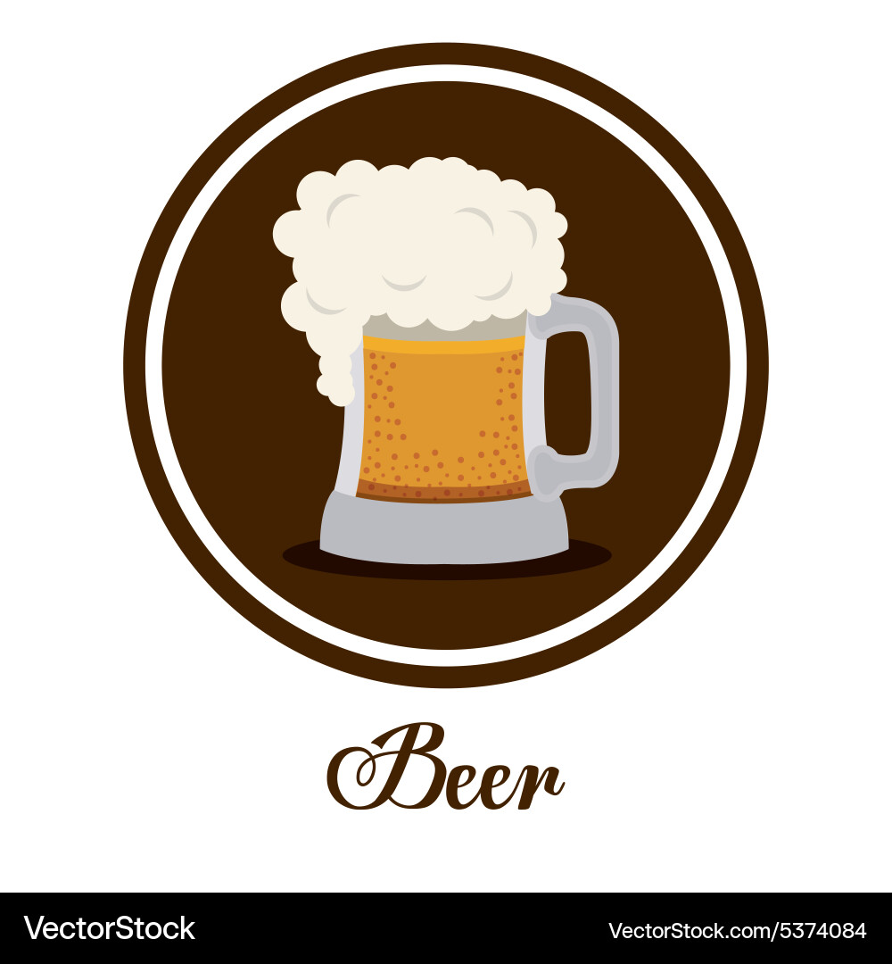 Beer design Royalty Free Vector Image - VectorStock