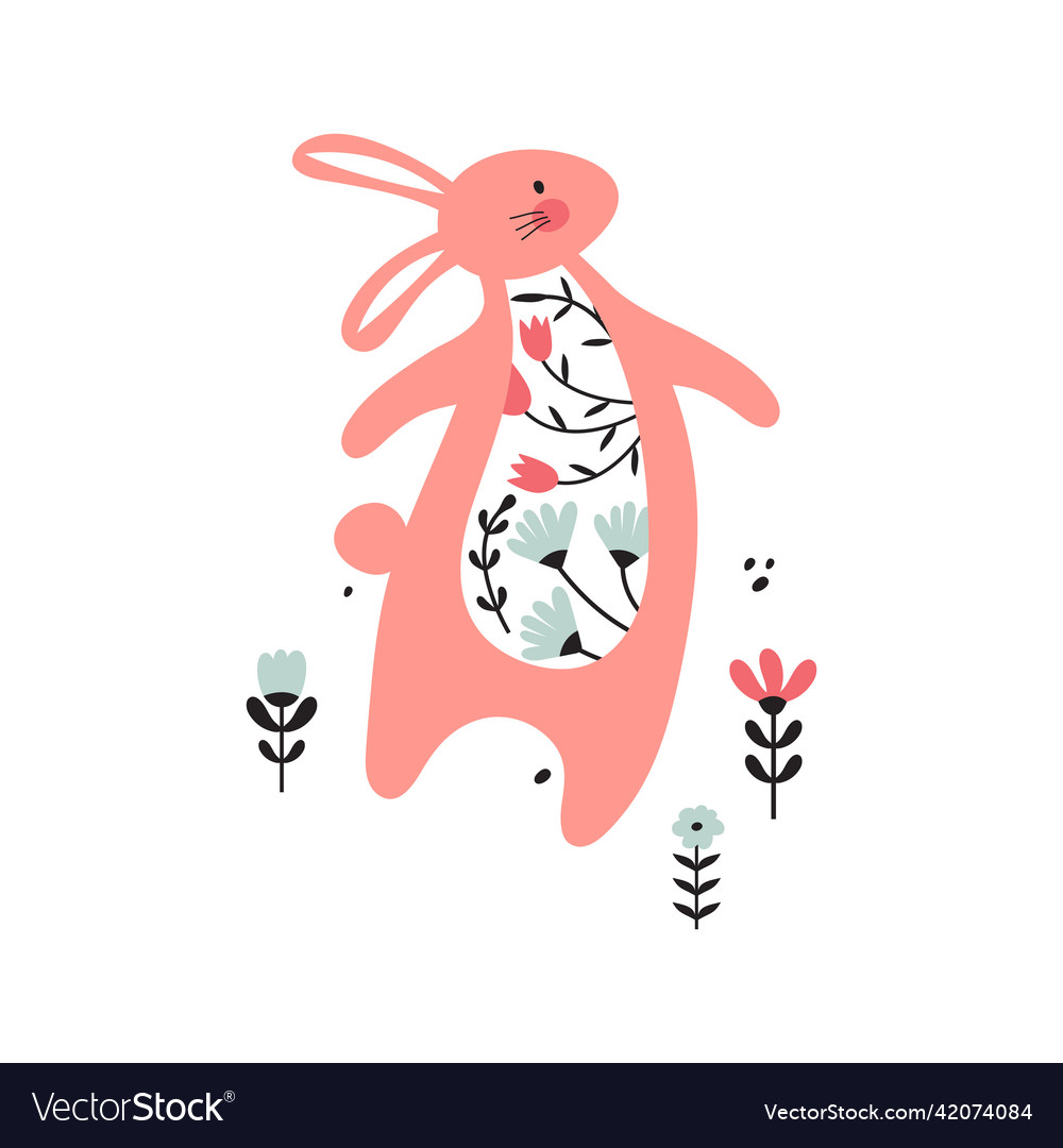 Happy easter banner poster greeting card cute