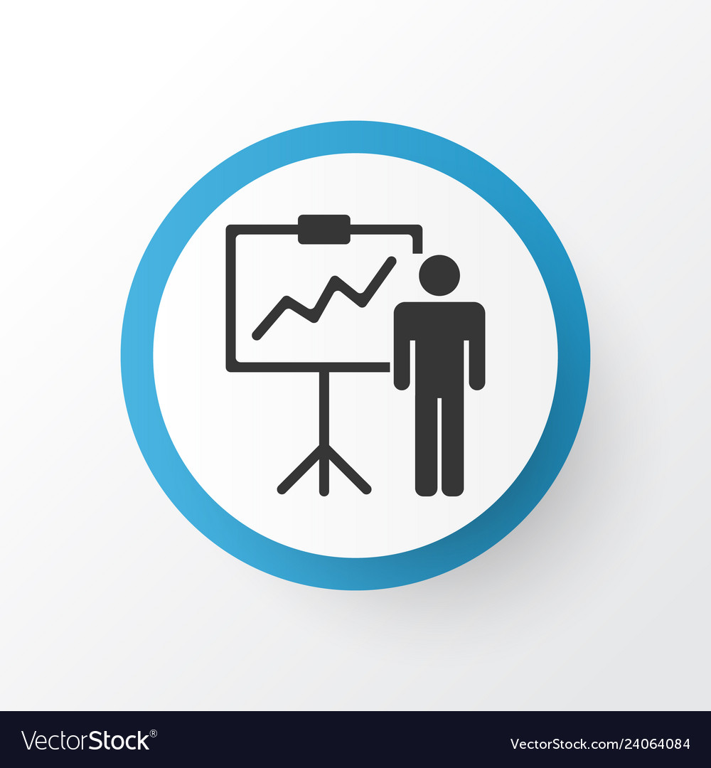 Personal presentation icon symbol premium quality Vector Image