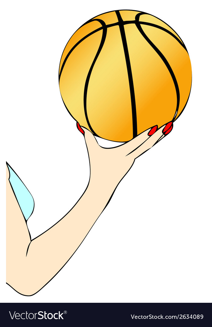 A Basketball Player Royalty Free Vector Image Vectorstock 0636