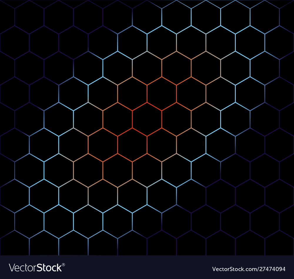 Abstract hexagons background Royalty Free Vector Image