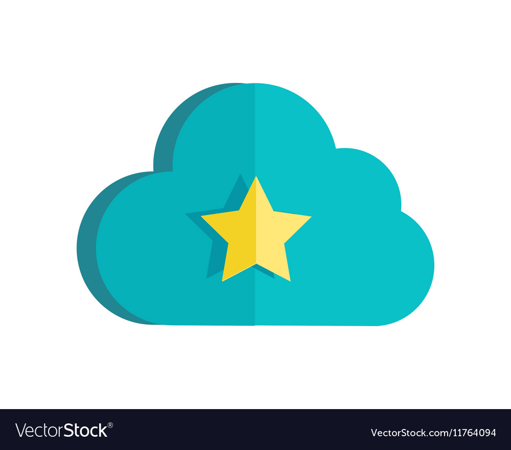 Cloud storage web button isolated ready sign