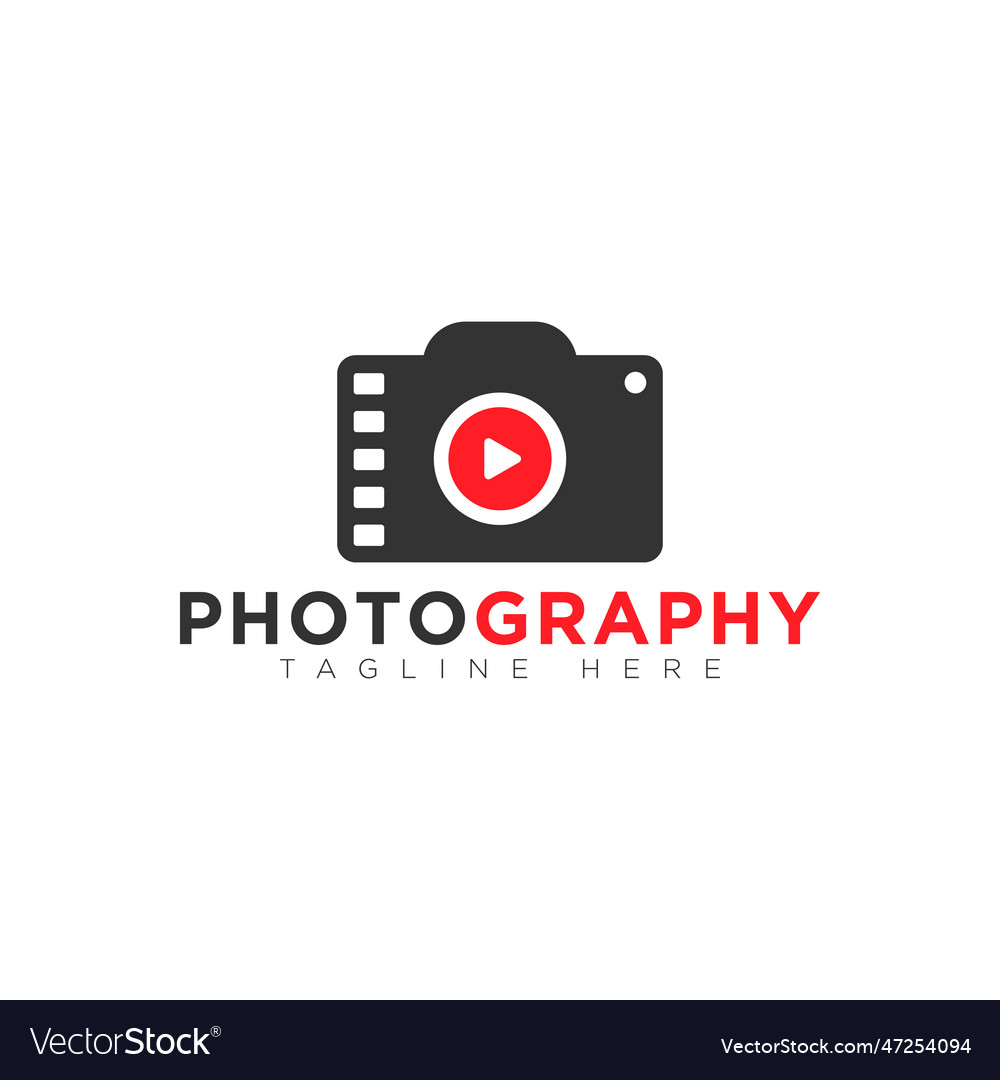 Eps10 photography or camera logo design Royalty Free Vector