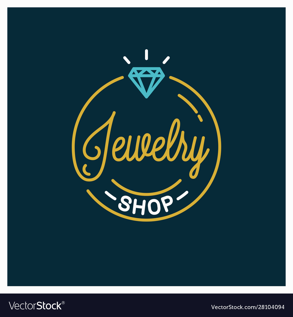 jewelry-shop-logo-round-linear-store-royalty-free-vector